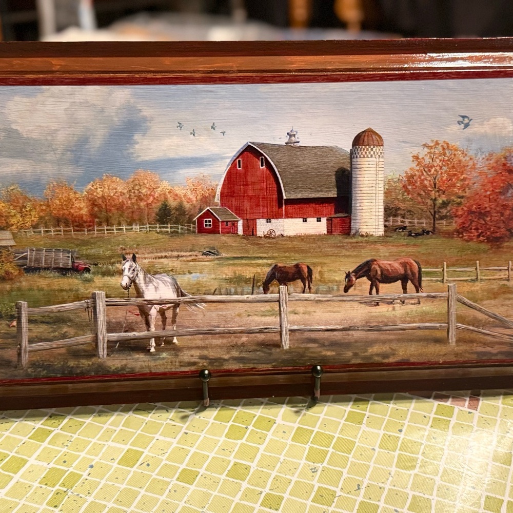 Handmade Rustic Farmhouse Barn Wall Art on Reclaimed Wood